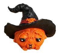 Genérico Halloween Pumpkin Figurine, Home Seasonal Decor, Compact Holiday Funny Ornament Decor, Resina Pumpkin Statue Indoor Outdoor For Windowsill Bedroom Cabinet Living Room Parties