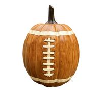 Generico Halloween Pumpkin Figurines, Indoor Resin Decorations, Hand Painted Fall Ornament, Compact Tabletop Display Accent for Fireplace, Mantle, Desk, Table, Home Decor, 17x15cm