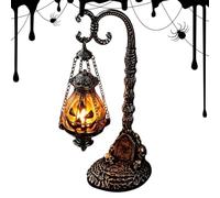 Generico Halloween Pumpkin Light - USB Powered Lamp | Gothic Resin Decor