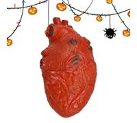 Generico Halloween Realistico Cuore Insanguinato Prop - Decorazione spettrale del Cuore Umano, Accessorio per la casa stregata ' | Puntelli per Feste Spaventosi in Tessuto Morbido con Organo Finto PE