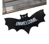 Generico Halloween Rug, Bat Mat, Door Decoration, 31.52x15.76 Inches Unwelcome Design with Spooky Theme for Entrance, Bedroom, Kitchen, Living Room, Balcony, Festival Study Area Display Use