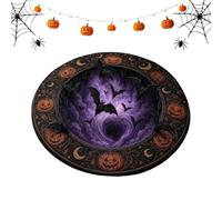 Generico Halloween Rugs | Soft Illusion Round Spooky Optical Non-Slip Mat