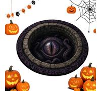 Generico Halloween Rugs | Soft Illusion Round Spooky Optical Non-slip Mat