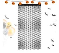 Generico Halloween Shower Curtain - Flexible Space Adaptation & Smooth Roll Up, Bathtub Curtain Decor | Party Decoration Door Curtains Spooky Ghost Bathroom for Improved Thematic Immersion