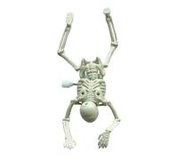 Generico Halloween Skeleton Decorations - Mini Crawling Skeleton Figurine | Spooky Wind-Up Toy Clockwork Ornament for Desk, Shelf, Party & Haunted House Decorations