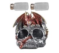 Generico Halloween Skull Statue - Skeleton Head Dragon Sculpture, Creepy Figurines, Creative Tabletop Ornament, Premium Spooky Decoration | Heavy Duty Abd Product For Table Party Display