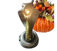 Generico Halloween Snake Night Light, Scary Snake Figurine Nightlight, Resin Exquisite Illumination for Stylish Bedside Room Decor, Perfect for Study, Dorm, Offices, and Home Decoration, 20cm