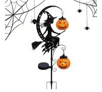 Generico Halloween Solar Lights Outdoor, Witch Pumpkin Pathway Lights