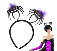 Generico Halloween Spider Head Band - Spooky Head Boppers | Creative Spider Hairband | Costumi di cosplay horror | Tesoro di Halloween per donne e ragazze, droga
