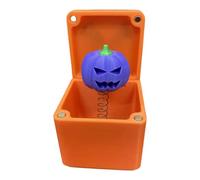 Generico Halloween Stampato in 3D: 4 Pezzi a Forma di Scheletro,Zucca e Pipistrello,Perfetti per Feste di Halloween o Come regalini. 3249