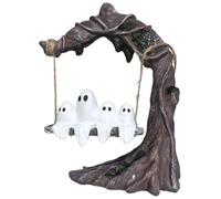 Generico Halloween Swing Ghost Figurine Desk Decor - Decorazioni per La Casa Statue Spettrale Le Forniture Feste di Esterni Soggiorno da Letto Cucina Camera