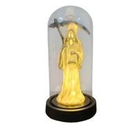 Generico Halloween Table Lamp, Ghost Cloche Light, LED Spooky Decor