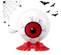 Generico Halloween Wind Up Small Novelty Toy - Wind Up Eyeball, Fun Home Office Decoration, Entertaining Horror Prop Supporting Festive Mood | Creative Toy for Halloween Party Favor Trick Treat