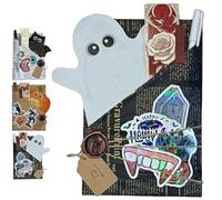 Generico Halloween Witch Blind Date with a Book, Horror Halloweens Blinds Date with a Books, Mystery Book Blind Box Gift Set, Ghostly Blinds Dates Books Box Gift Set for Halloween (1Pcs-Ghosts)