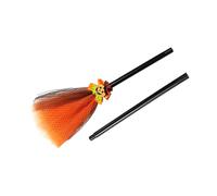 Generico Halloween Witch Broom For Kids, Cosplay Props Pretend Play Accessories, Halloween Costumes Props Witch Broom For Trick-or-Treat Children Boys Toddler Haunted House Performance Festival