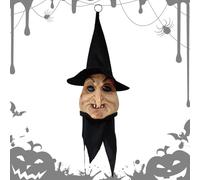 Generico Halloween Witch Decor, Blinking Light-Up Witch Ornaments with Sound Effects, Spooky Photo Prop And Prank Decoration for Indoor Outdoor Haunted House, Garden, Yard, Party Stage Display