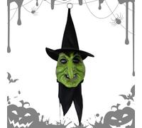 Generico Halloween Witch Decor, Blinking Light-Up Witch Ornaments with Sound Effects, Spooky Photo Prop And Prank Decoration for Indoor Outdoor Haunted House, Garden, Yard, Party Stage Display