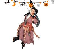 Generico Halloween Witch - Decorations Outdoor Glow Eyes Figurine Crafts