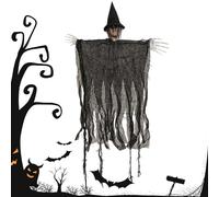 Generico Halloween Witch Decorations, Scary Outdoor Decor for Party, Ornaments for Indoor and Outside Use, Party Supplies for Porch, Yard, Lawn, Garden, Farmhouse, Patio, Spooky Holiday Display