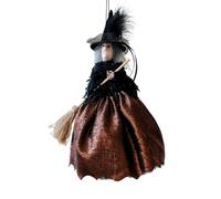 Generico Halloween Witch Doll - Cute Spooky Retro Hanging Ornament