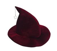 Generico Halloween Witch Hat | * 1 pezzo con ciondolo a stella | 35.5x2 1 cm Accessorio per adulti | Ideale per i festival e feste di scenari in costumi, toccate streghe decorative