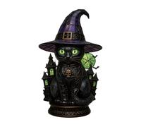 Generico Halloween Witch Hat Lamp Acrylic Gothic Figurine Light
