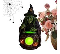 Generico Halloween Witch Light - Halloween Witch Cauldron Home Decorations-