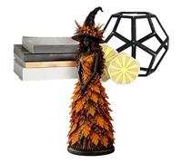 Generico Halloween Witch Statue - Resin 19x8cm 7.5x3.14in Witch Figurine