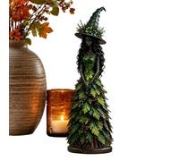 Generico Halloween Witch Statue - Resin 19x8cm 7.5x3.14in Witch Figurine