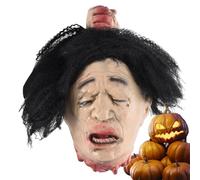 Generico Halween Accessory Cut Head - Testa insanguinata realistica | Accessori Spaventosi di Hallowen per Interni ed Esterni | Decorazione Horror Ideale Ideal Aterror per Case infestate, fiere,