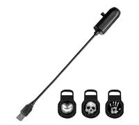 Generico Halween Skull Night Light Rotatable, proiettore a LED del rotabile a 360 °, proiettore di scheletri a LED ROTATO, 3 modalità, 5 V, Rotazione a 360 Gradi, Ideale per soffitto e Parete