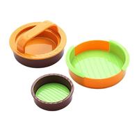 Generico Hamburger Press Kitchen Tool, Patty Mold Maker, Burger Pattys Shaper for Backyard Grill, Barbecue, Home Kitchen, Camping, Restaurant, or Outdoor Cooking, Easy-to-Use Hamburger Patty Press