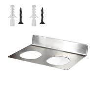 Generico Hammer Holder Wall Mount - Shelf System Feature, 4 inch External Manual Device, Weatherproof Woodworking Shed Maintenance Component, Silver Fastener | Utility Tool for 4x5cm & Yard