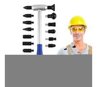 Genérico Hammer - Strumento di Riparazione del Corpo Automatico, Toccare Il Set con 15 Teste | Correzione Del Danno Automotive Professionali, Rimozione Da, Workshop Completo K