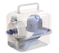 Generico Hamster Carrier - Transparent Hamster Travel Cage | Bunny Outgoing Small Animal Carrier | Portable Carry Case | Ventilation Outing Case For, Hedgehog