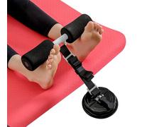 Generico Hamstring Curl Strap, Adjustable Sit-Up Leg Curl Machine with Suction Cup Base And Padded Ankle Adults And Teens Home Core And Strength Training, Quick Setup