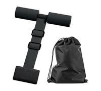 Generico Hamstring Curl Strap, Adjustable Sit Up Trainer, Portable Leg Stretcher Belt, Foam Pad, Strong Nylon Webbing, Compact Fitness Tool, Easy Setup System, Perfect for Squats, Abs, Home Gym