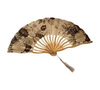 Generico Hand Fan Foldable Small, Decorative Handled Fans, Handheld Summer Cooling Supplies, Vintage Folding Clacking Fan For Hot Weather Travel Wedding Carnivals Music Festivals Outdoor Concerts