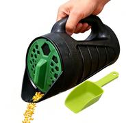Generico Hand Fertilizer Spreader - all-Season Heavy-Duty HDPE Construction, Precision Micro- Flow Control, Anti-Clog Twist-Lock Top, Winter-Grade Resistance | for Gardeners