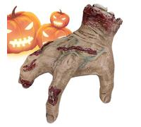 Generico Hand Halloween Prop, Bloody Body Parts Decoration, Realistic Fake Severed Hands, 18x12x15cm Terror Prank for Haunted Houses, Scary Themed Events Halloween Festivities