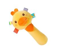 Genérico Hand Held Rattle - Polyester 17 cm 110 G | Animal Toy, Sensory Learning Accessory, Travel Pram Entertainment | Early Development Grasp Training Comfort