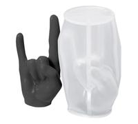 Generico Hand Shaped Silicone Mold - Soft 3D Semitransparent | Gesture Casting Mold, DIY Craft Tool | Home Decoration Molds for Halloween Valentine's Day New Year Creative Resin Art Projects