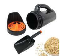 Generico Hand Spreader - Non-Slip Grip Fertilizer Spreading Tool | Hand Spreader Shaker for Home Farm Yard Garden Lawn Backyard Ice Melt Salt