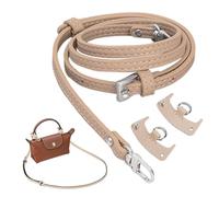 Generico Handbag Straps - PU Leather Adjustable Replacement, Shoulder Bag Straps With 2 Buckles | Mini Bag Accessories For Women Leather No-Drill Convertible Tote Strap