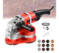 Generico Handheld Concrete SR e Grinder, 3000W A Tre-Testa Lucidatrice con Manico Ausiliare per Drywall e Massoneria