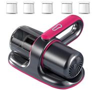 Generico Handheld Cordless Mattress Vacuum Cleaner, Upgraded Version 13000pa Handheld Vacuum, With Washable Filter, Mattress Cleaner Machine Deep (Rose red)