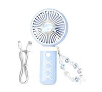 Generico Handheld Fan - 3 Speeds Pocket Cooling Gadget | Small Air Blower, Handheld Air Circulator, Rechargeable Cooling Gadget for Travel Outdoor Patio Beach Camping Backyard Library Office Summer