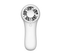 Generico Handheld Fan 3 Speeds Portable Low Noise USB Rechargeable
