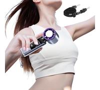 Generico Handheld Fan, Digital Display Cooling Device, 7.2x2.36 Inches Ice Compress Portable Fan with 199 Adjustable Speeds, Long Lasting Battery for Outdoor Hiking, Picnic, Travel, Sports, Camping