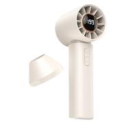 Genérico Handheld Fan - Personal Handheld Bladeless Fan with Air Turbo Tech | Powerful Battery Operated, Type-C Rechargeable, High Speed Motor, for Girls, Women, Kids
